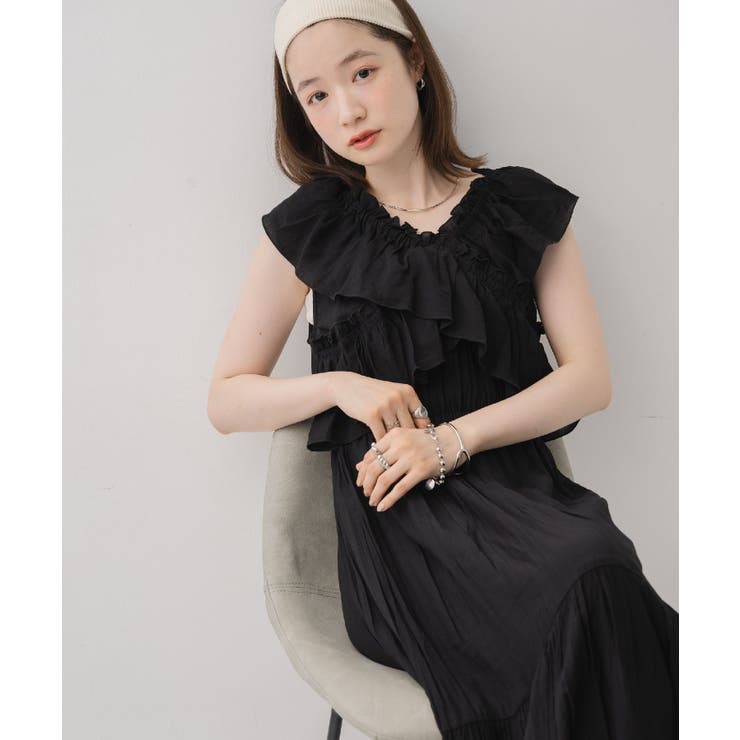 フリルギャザーOP | RETRO GIRL | 詳細画像16 