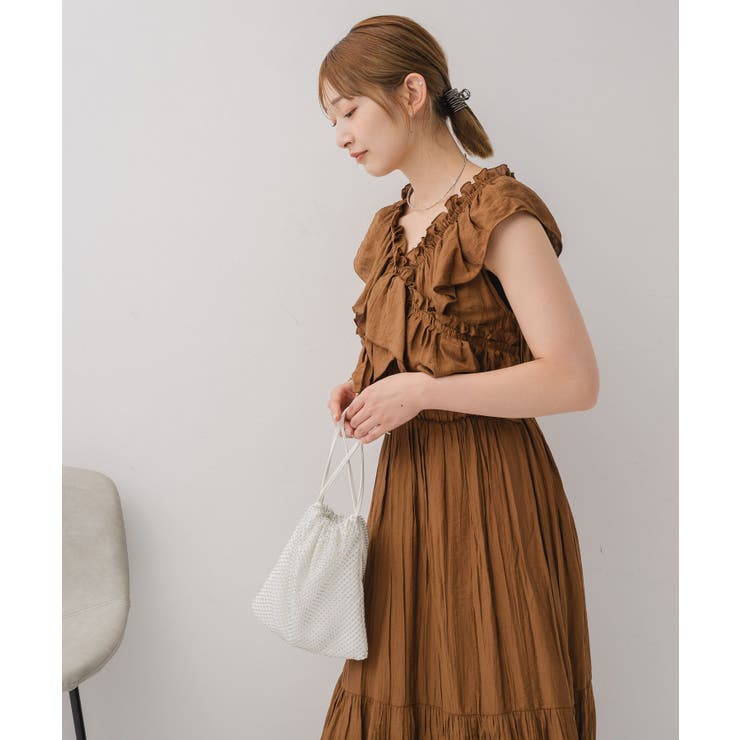 フリルギャザーOP | RETRO GIRL | 詳細画像33 