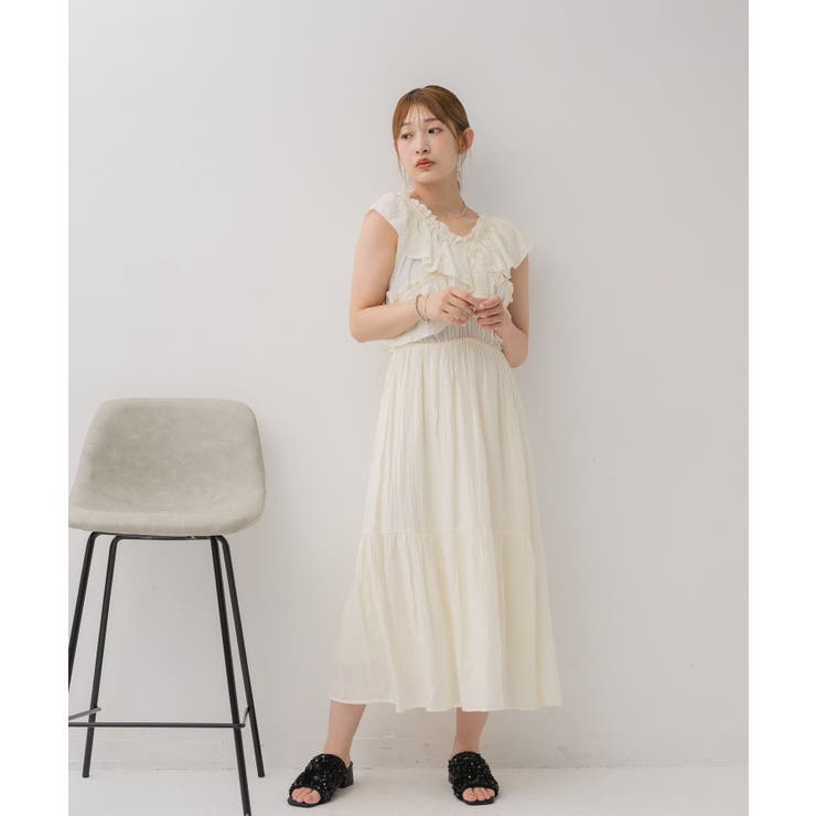 フリルギャザーOP | RETRO GIRL | 詳細画像6 