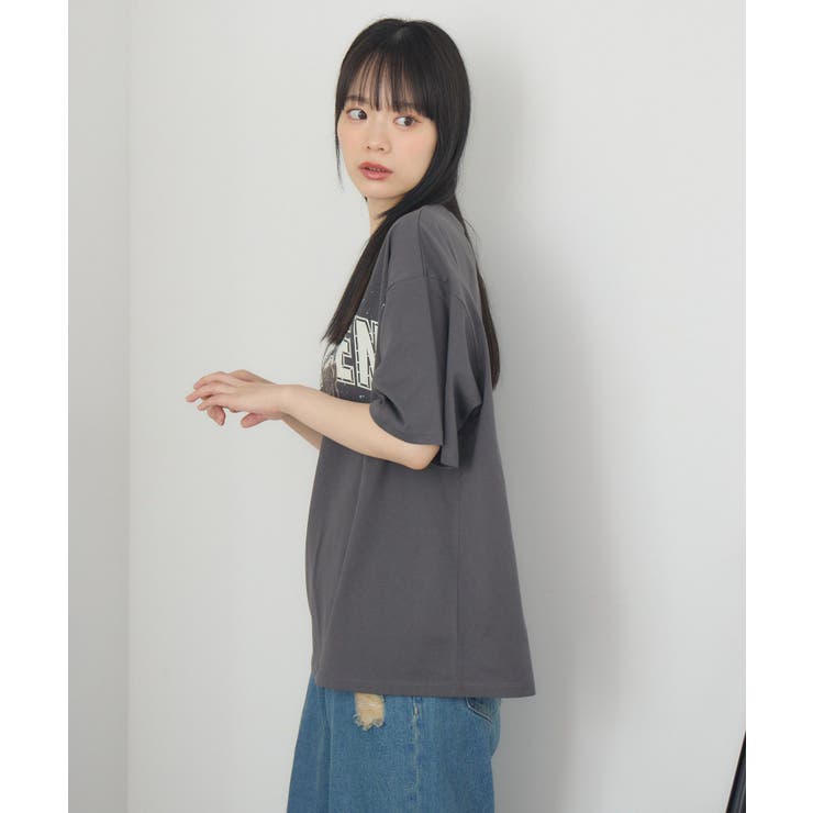 ビジューロゴBIGTEE | RETRO GIRL | 詳細画像11 