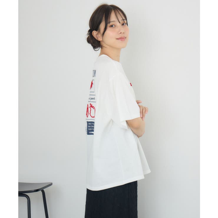 ブラシ刺繍BIGTEE | RETRO GIRL | 詳細画像15 