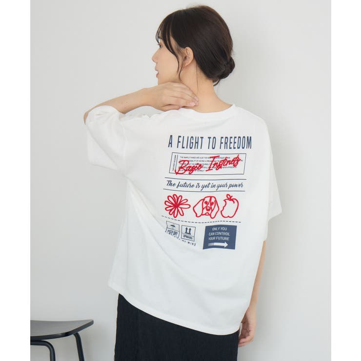 ブラシ刺繍BIGTEE | RETRO GIRL | 詳細画像16 