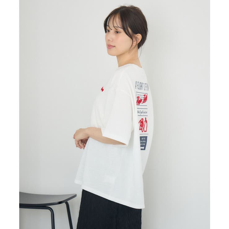 ブラシ刺繍BIGTEE | RETRO GIRL | 詳細画像17 