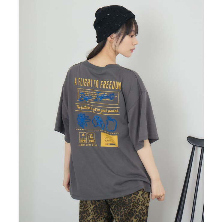 ブラシ刺繍BIGTEE | RETRO GIRL | 詳細画像24 