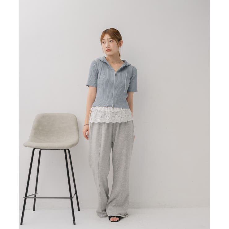 フーディWZIPカーデ | RETRO GIRL | 詳細画像4 