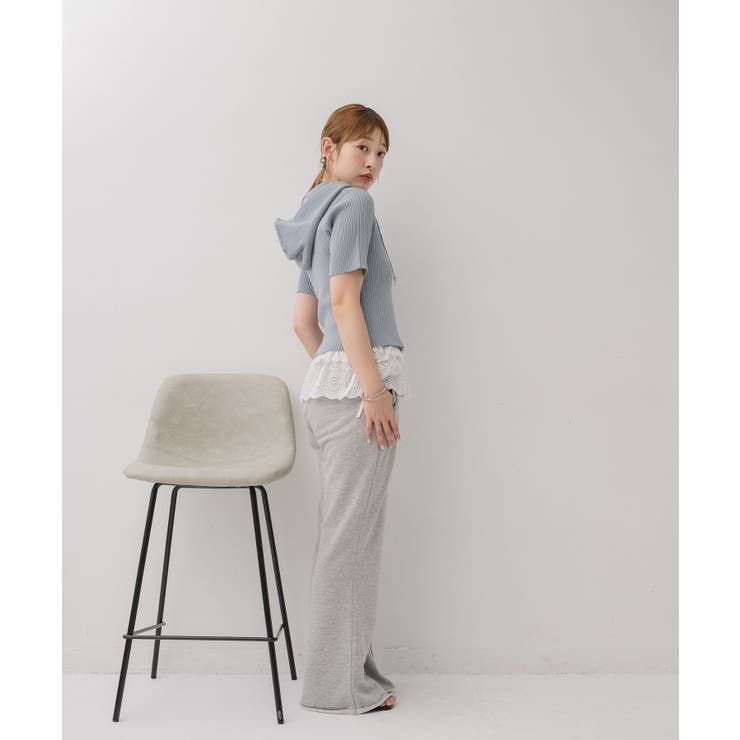 フーディWZIPカーデ | RETRO GIRL | 詳細画像5 