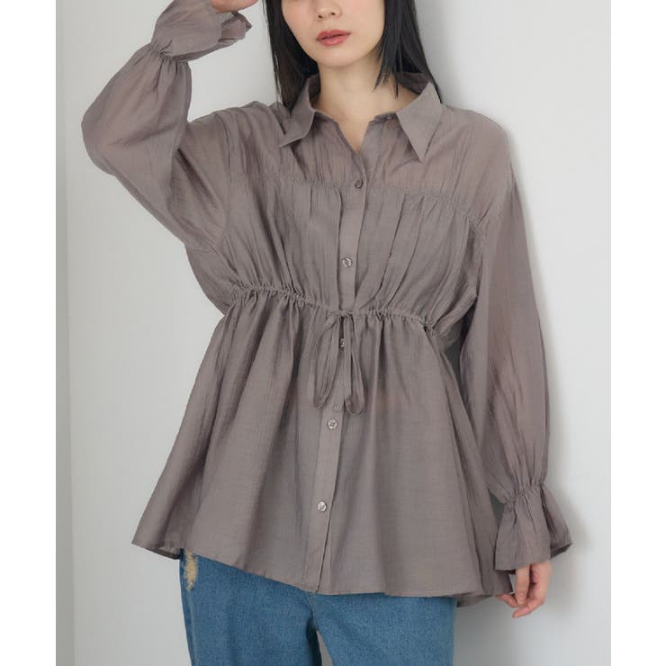 GRY1 | シャーリングペプラムSH | RETRO GIRL