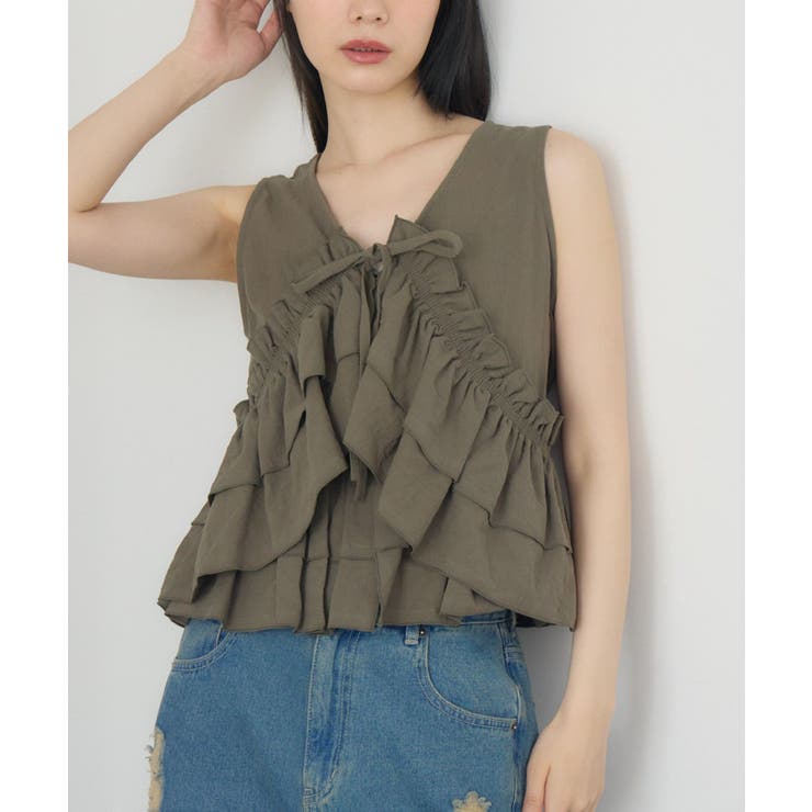 GRN0 | マルチWAYノースリBL | RETRO GIRL