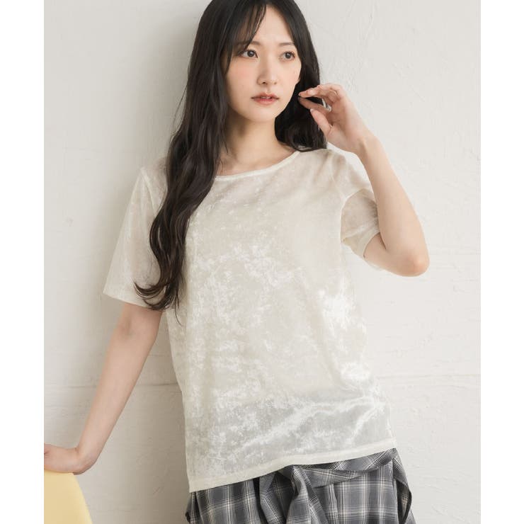 シアーベロアチビTEE | RETRO GIRL | 詳細画像1 