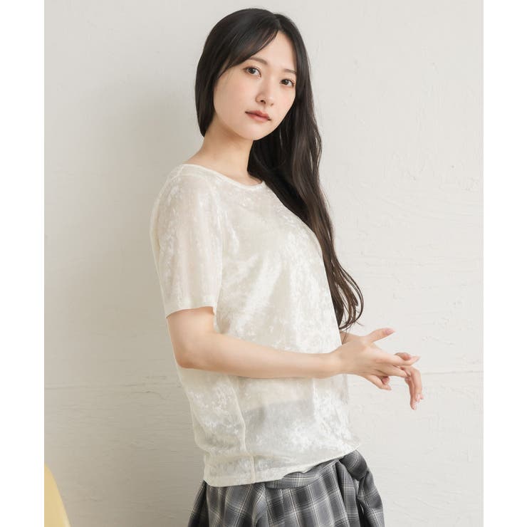 シアーベロアチビTEE | RETRO GIRL | 詳細画像17 