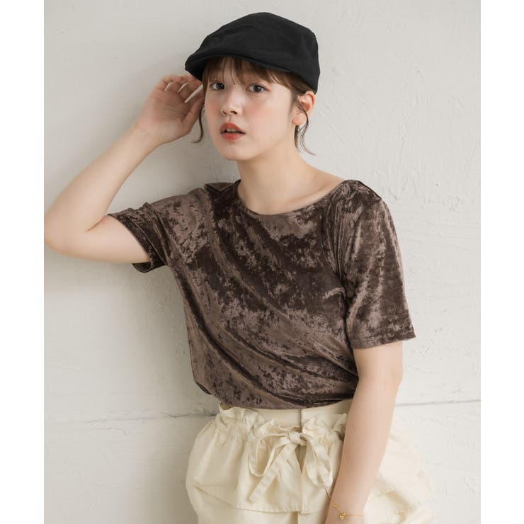 シアーベロアチビTEE | RETRO GIRL | 詳細画像3 