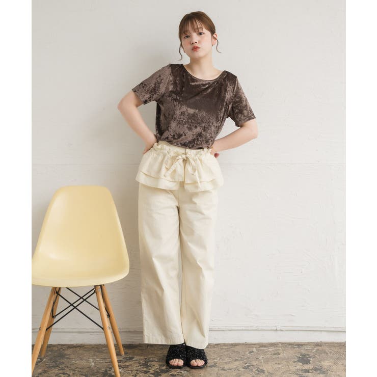 シアーベロアチビTEE | RETRO GIRL | 詳細画像4 