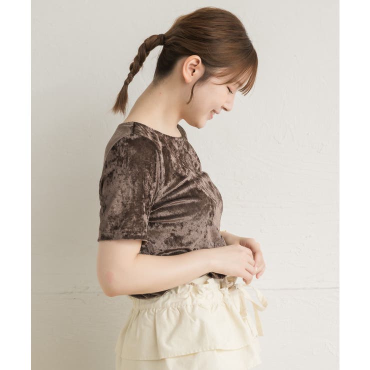 シアーベロアチビTEE | RETRO GIRL | 詳細画像9 