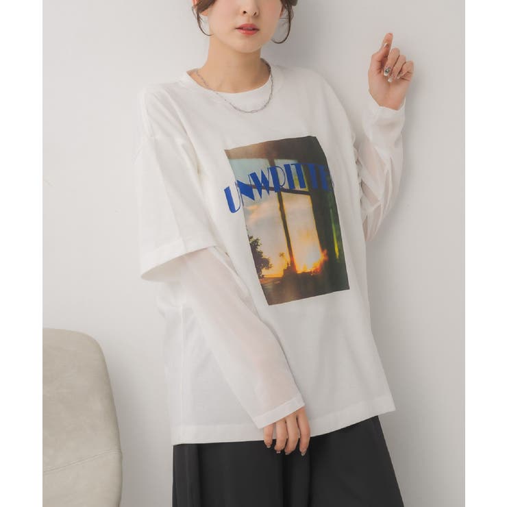 チュールドッキングBIGTEE | RETRO GIRL | 詳細画像1 