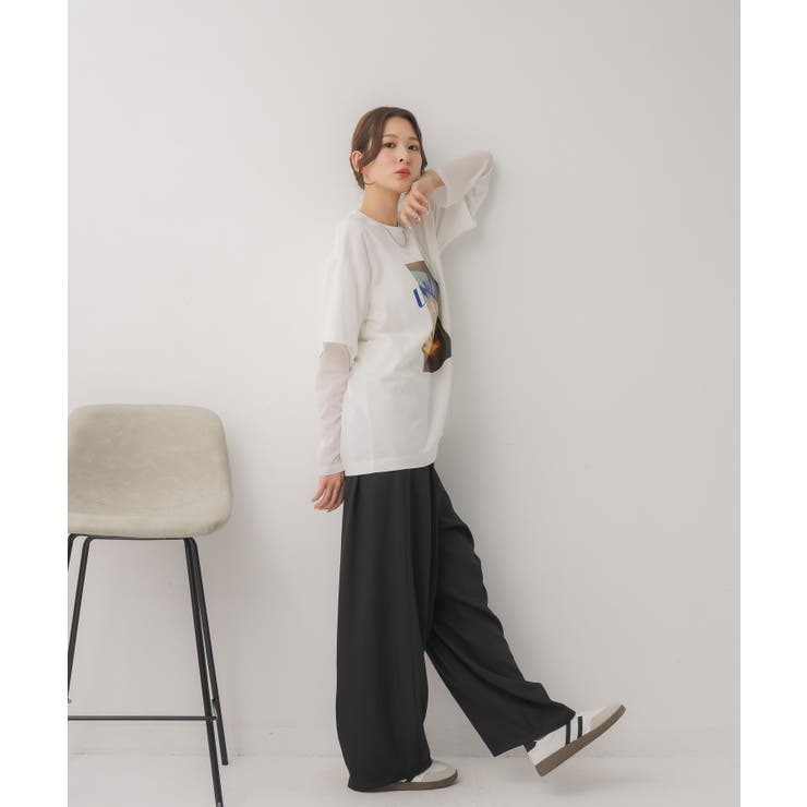 チュールドッキングBIGTEE | RETRO GIRL | 詳細画像3 