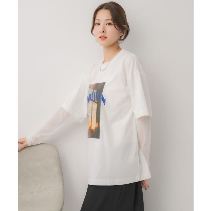 チュールドッキングBIGTEE | RETRO GIRL | 詳細画像9 