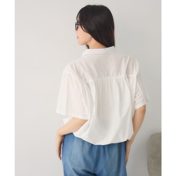 ギャザードルマン半袖SH | RETRO GIRL | 詳細画像10 