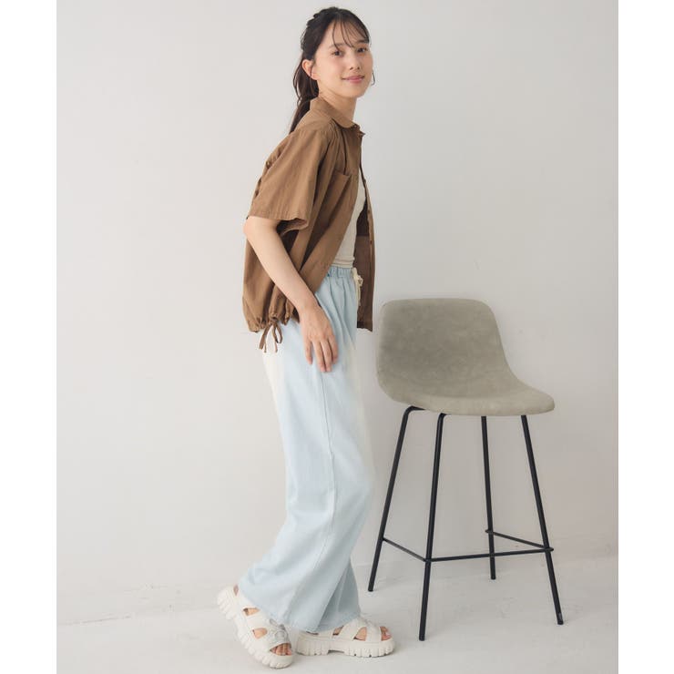 ギャザードルマン半袖SH | RETRO GIRL | 詳細画像13 