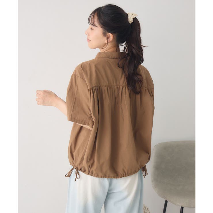 ギャザードルマン半袖SH | RETRO GIRL | 詳細画像18 