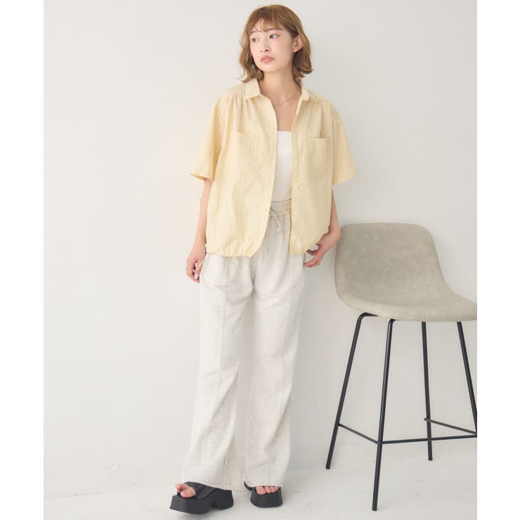 ギャザードルマン半袖SH | RETRO GIRL | 詳細画像20 