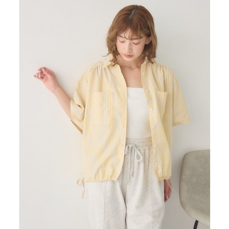 ギャザードルマン半袖SH | RETRO GIRL | 詳細画像24 