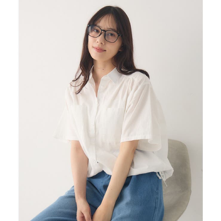 ギャザードルマン半袖SH | RETRO GIRL | 詳細画像3 