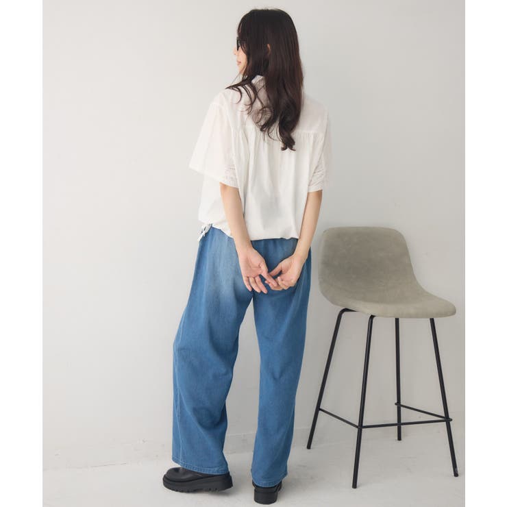 ギャザードルマン半袖SH | RETRO GIRL | 詳細画像6 