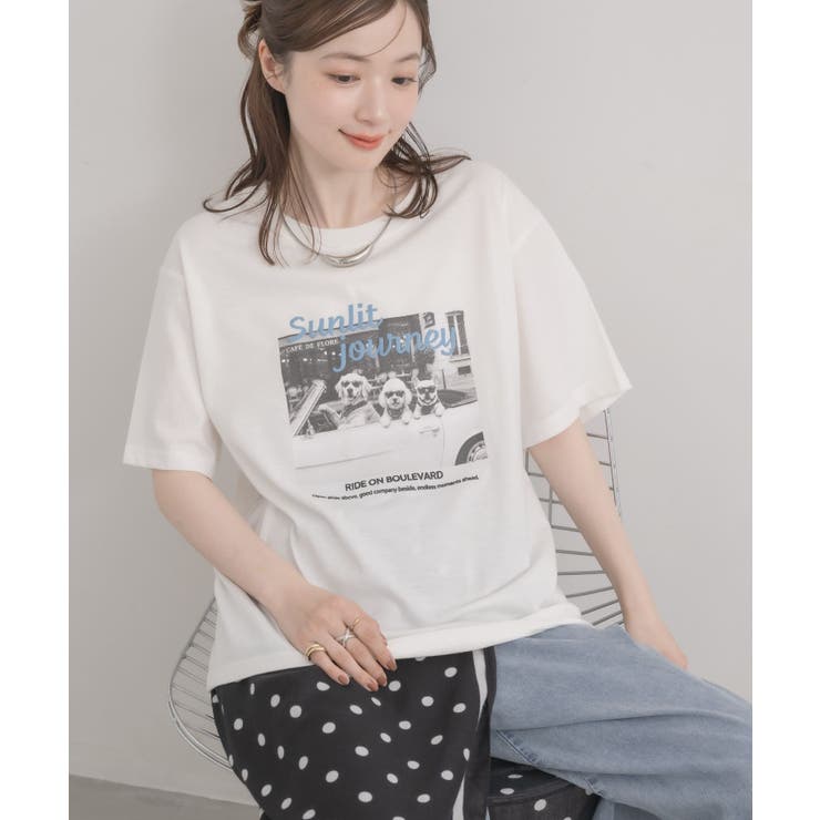 アニマルプリントTシャツ | RETRO GIRL | 詳細画像1 