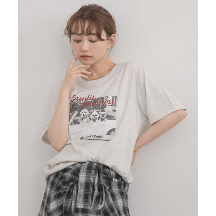 アニマルプリントTシャツ | RETRO GIRL | 詳細画像13 