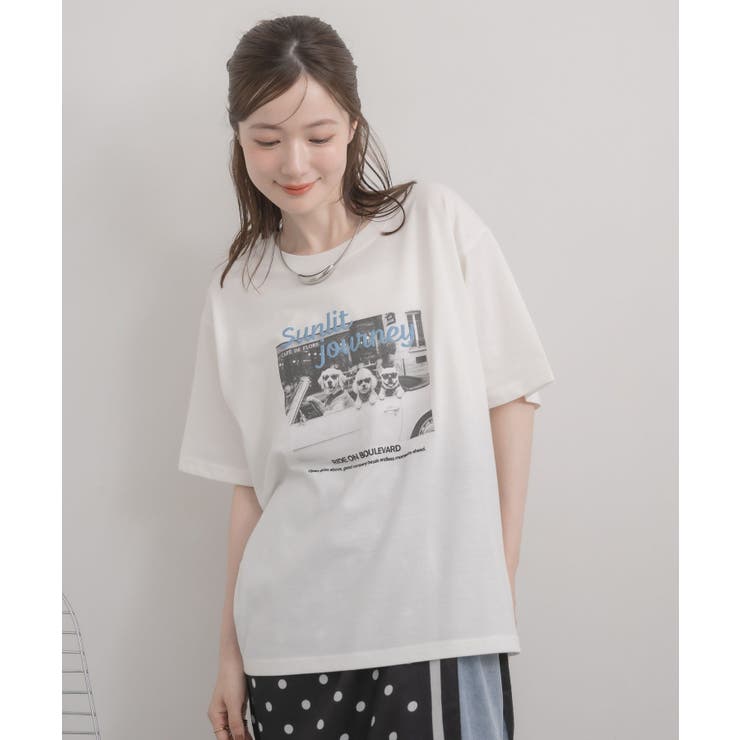 アニマルプリントTシャツ | RETRO GIRL | 詳細画像6 
