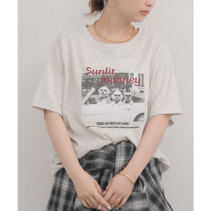 GRY0 | アニマルプリントTシャツ | RETRO GIRL