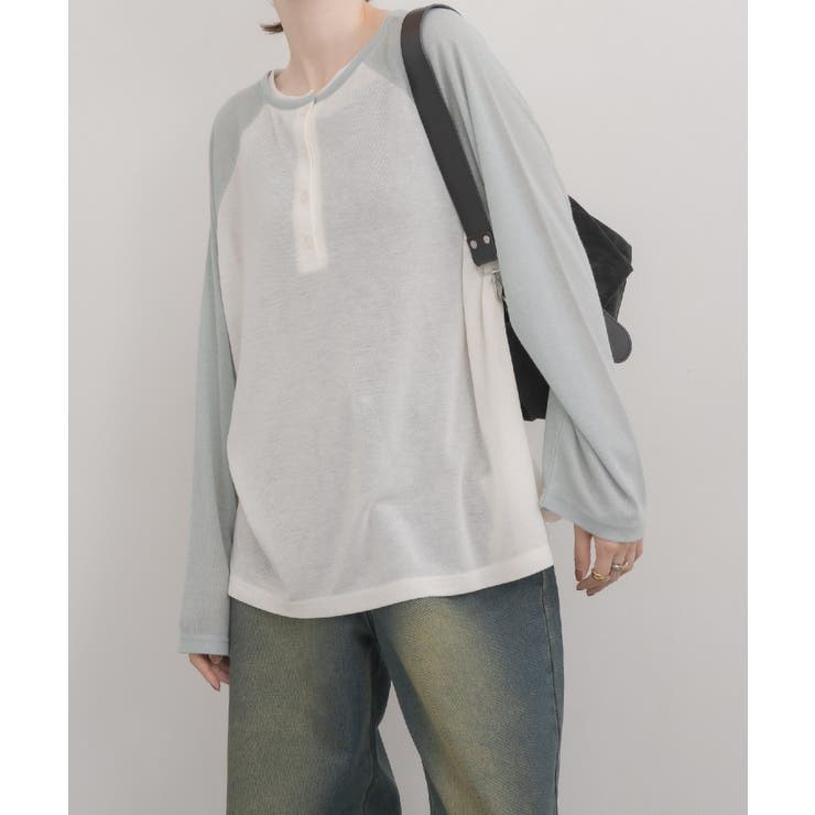 WHT4 | 2wayラグランロンTシャツ | RETRO GIRL