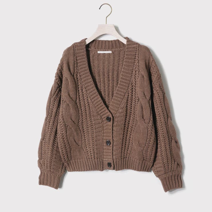 Retro Girl Lgケーブルカーデ 品番 Rtgw Retro Girl レトロガール のレディースファッション通販 Shoplist ショップリスト