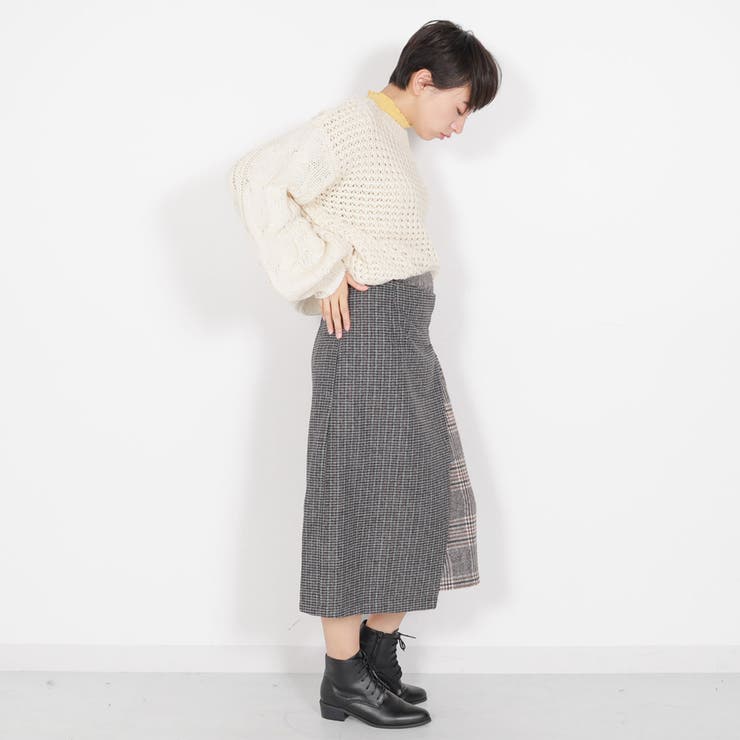 ●RETRO GIRL● ラップパネルナロースカート | RETRO GIRL | 詳細画像4 