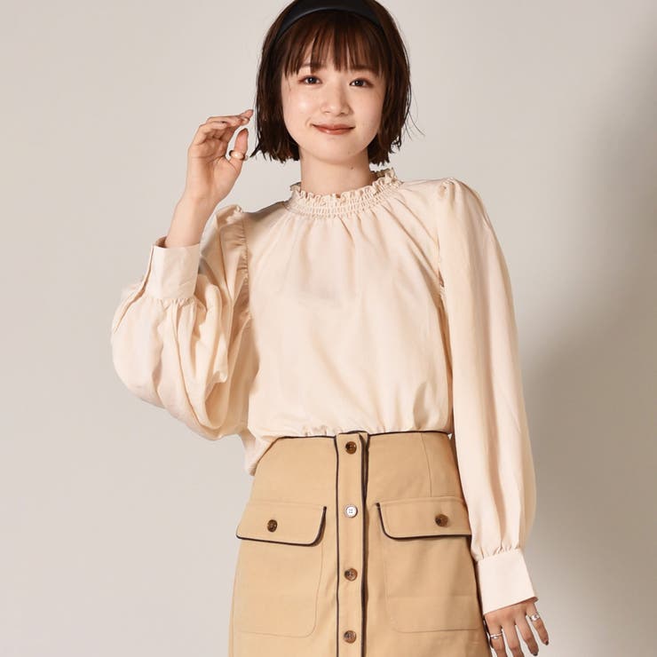 オフホワイト | ◆RETRO GIRL◆ HN袖ボリュームBL | RETRO GIRL