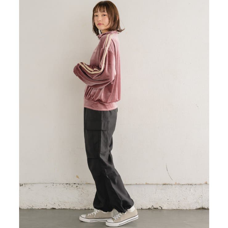 ベロアラインジップ 【レトロガール】袖ライン ZIP | RETRO GIRL | 詳細画像21 