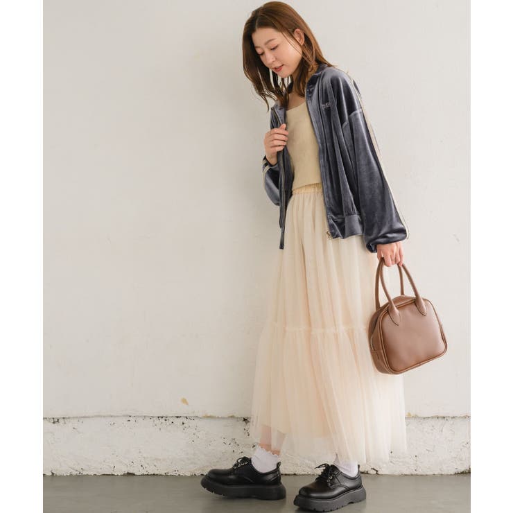 ベロアラインジップ 【レトロガール】袖ライン ZIP | RETRO GIRL | 詳細画像29 