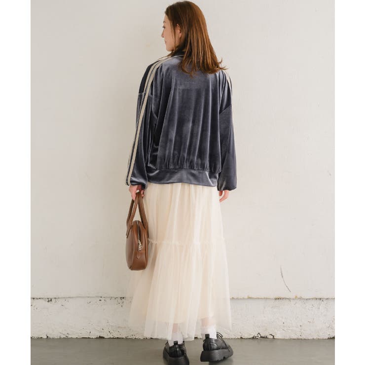 ベロアラインジップ 【レトロガール】袖ライン ZIP | RETRO GIRL | 詳細画像31 