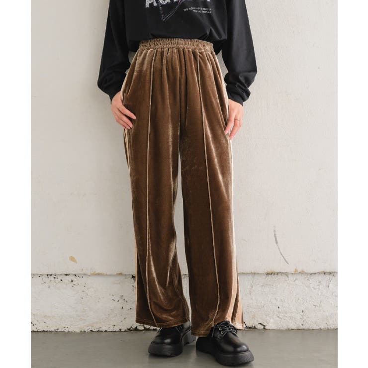 サイドラインベロアPT | RETRO GIRL | 詳細画像18 