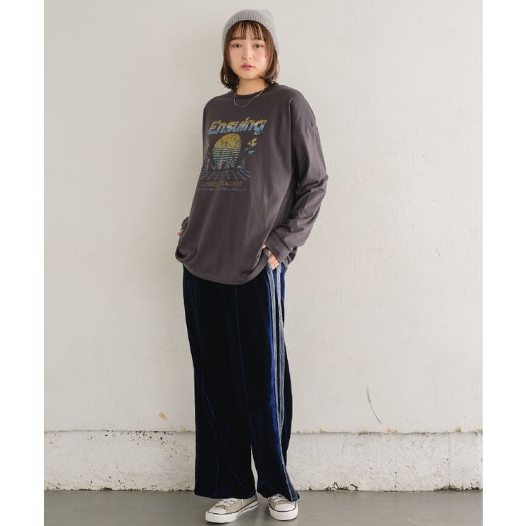 サイドラインベロアPT | RETRO GIRL | 詳細画像21 