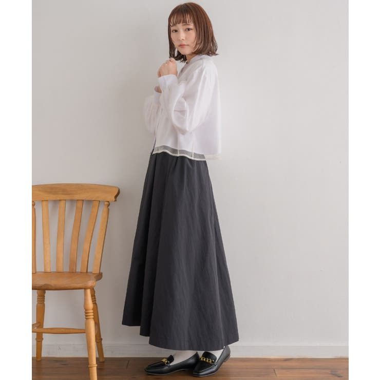 ナイロンアシメフレアSK | RETRO GIRL | 詳細画像11 