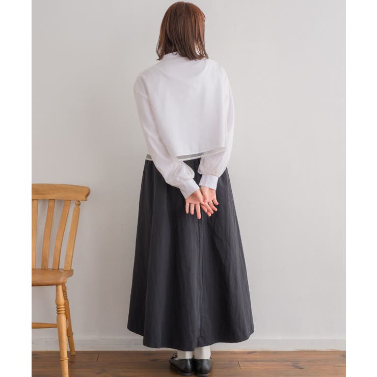 ナイロンアシメフレアSK | RETRO GIRL | 詳細画像12 