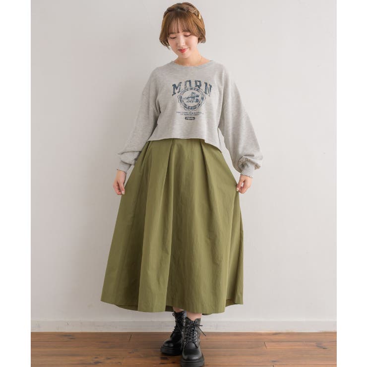 ナイロンアシメフレアSK | RETRO GIRL | 詳細画像21 