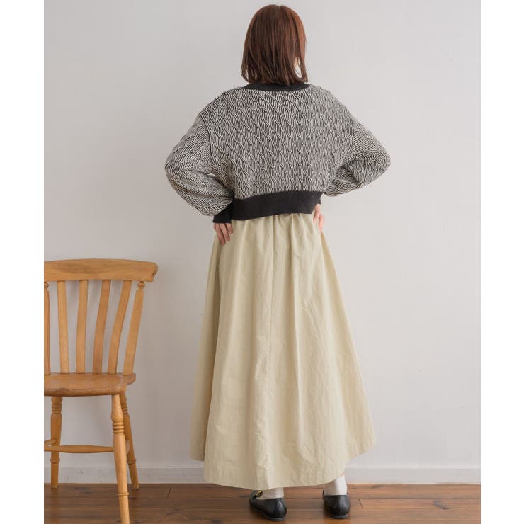 ナイロンアシメフレアSK | RETRO GIRL | 詳細画像5 