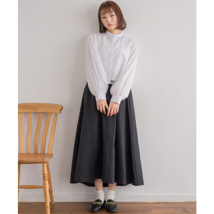 ナイロンアシメフレアSK | RETRO GIRL | 詳細画像9 