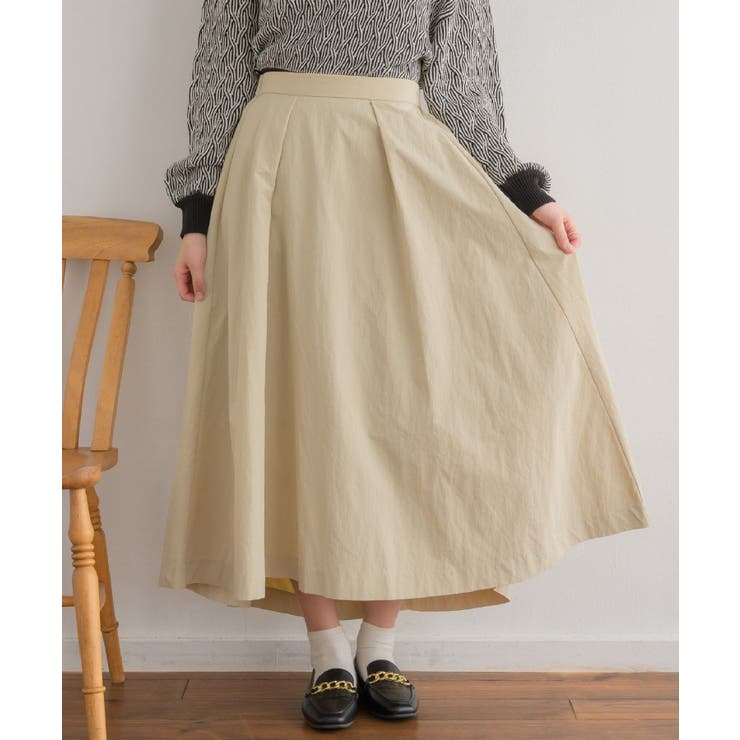 WHT4 | ナイロンアシメフレアSK | RETRO GIRL