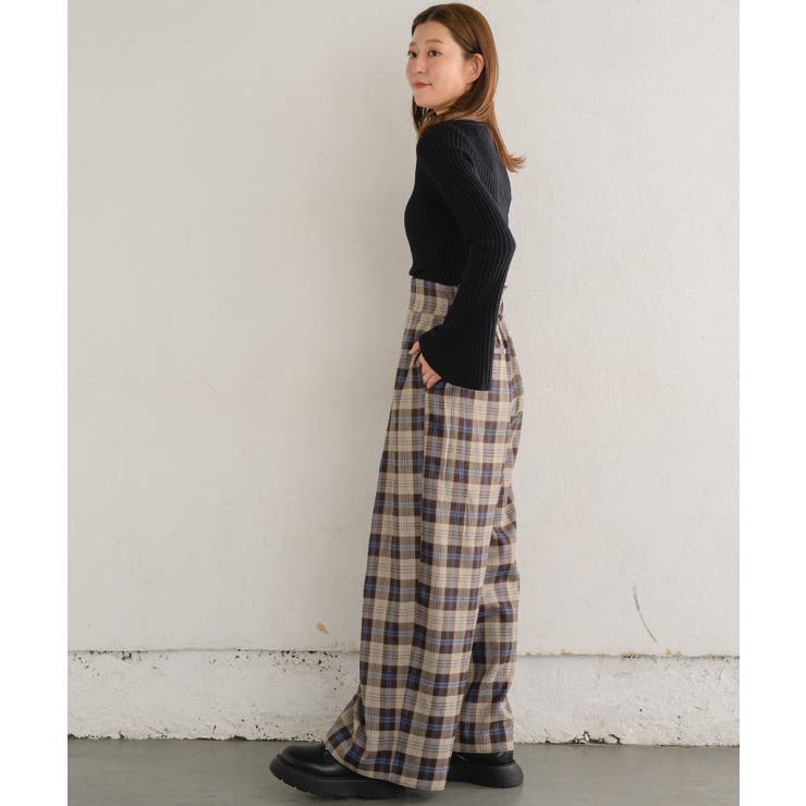 インタックワイドPT タックパンツ ワイドパンツ[品番