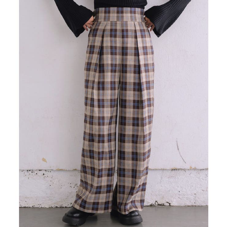 45R ギマ ツィード キュロット パンツ タック ワイド インディゴ 45R】パンツ｜1977年創業、日本の服。丈夫で長持ち、気持ちの