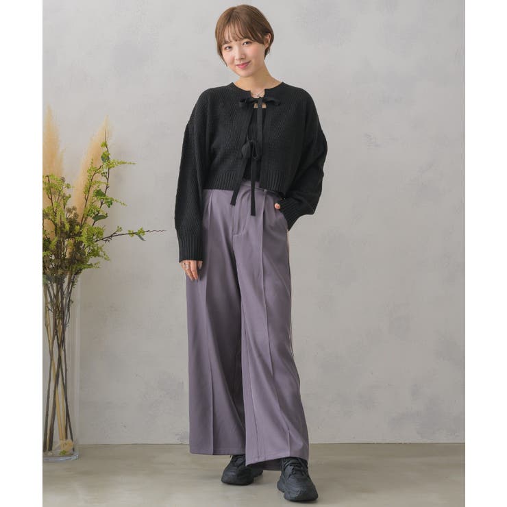 サイドラインワイドPT レトロガール ラインパンツ | RETRO GIRL | 詳細画像16 