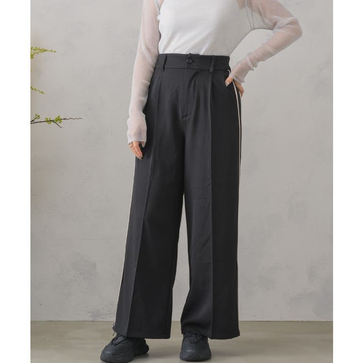 サイドラインワイドPT レトロガール ラインパンツ | RETRO GIRL | 詳細画像18 